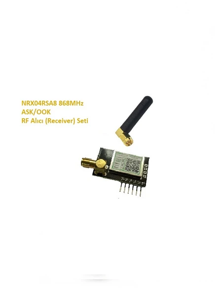868MHz ASK/OOK RF Alıcı Seti (NRX04RSA8-SET) ürün görseli 1