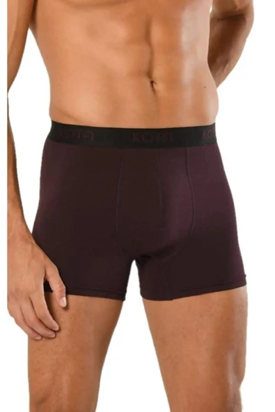 Arseno Erkek Modal Boxer Renk ve Desen Çeşitli Bordo 6'lı Paket - Bordo - ARSNOKOGTAR10C10-BRD ürün görseli 1