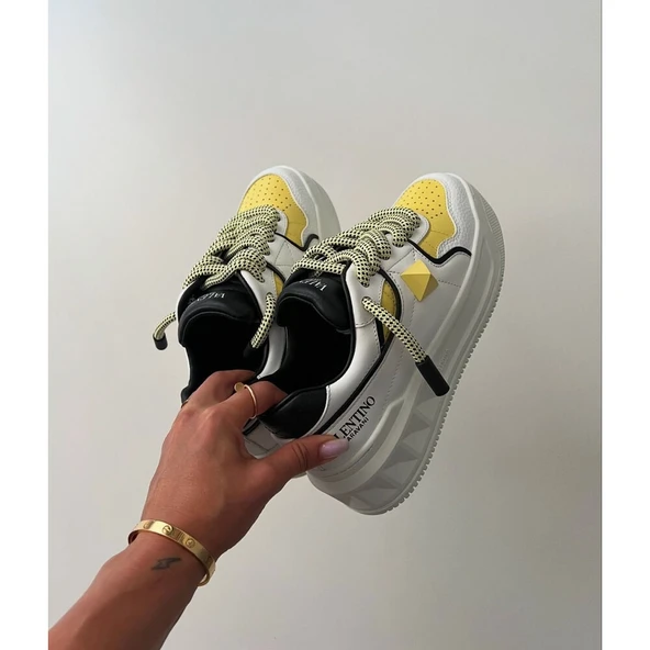Valentino White / Yellow - Resim 2