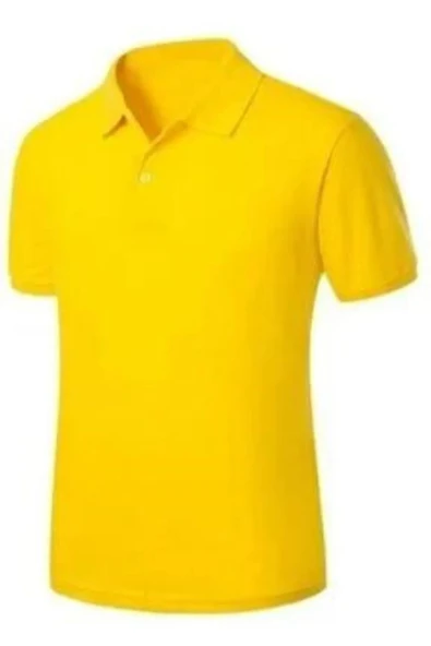 Zeta Group Kısa Kol Polo Yaka Günlük 2 Düğmeli Koyu Sarı T-Shirt - Sarı - ILC2.UMA-KSISK-KSAR-YET ürün görseli 1