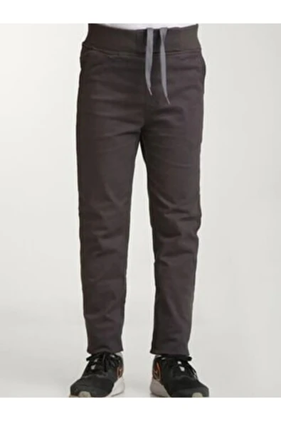 Arseno Unisex Lastik Bel Okul ve Günlük Kanvas Pantolon Lacivert - Lacivert - ARSNOUMGTKRSCCLPAN-LAC ürün görseli 1