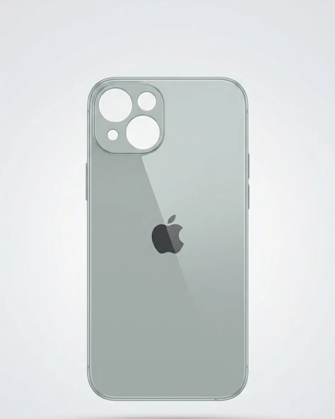 IPHONE 13-14 UYUMLU CAM KILIF AÇIK YEŞİL ürün görseli 1