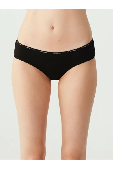 U.S. Polo Assn. Kadın Somon Kırmızı Çok Renkli 3'lü Slip Takım - Somon - ARSNO67Z00D1-HS ürün görseli 1