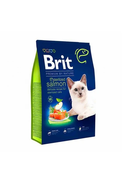 Premium By Nature Sterilised Somonlu Kısırlaştırılmış Kedi Maması 8 Kg ürün görseli 1
