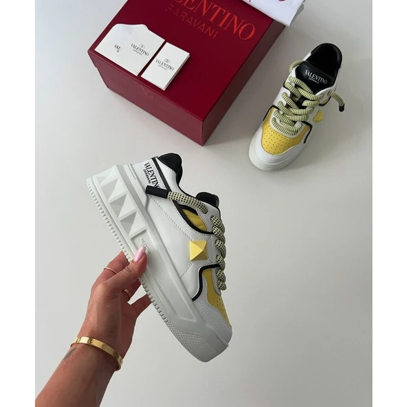 Valentino White / Yellow - Resim 3