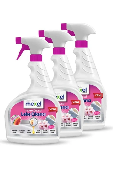 Yıkama Öncesi Oxi Leke Çıkarıcı Sprey Japon Kiraz Çiçeği Kokulu 750 ml 3'lü ürün görseli 1