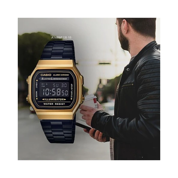 CASIO A168WEGB-1BDF - Resim 4