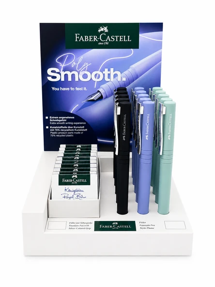 FABER CASTELL POLY DOLMA KALEM SİYAH GÖVDE ürün görseli 1