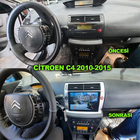 Citroen C4 2005-2011 Multimedya Çerçevesi - Resim 2