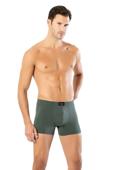 Arseno Erkek Modal Bel Lastikli Boxer Renk ve Desen Çeşitli Yeşil 6'lı Paket - Yeşil - ARSNOKOETAN10W11-YES ürün görseli 1