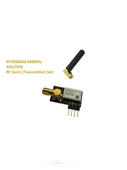 868MHz ASK/OOK RF Verici Seti (NTX04RSA8-SET) ürün görseli 1