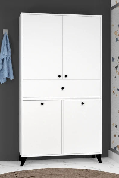 Umay Sepetli Modern Banyo Dolabı XL ürün görseli 1
