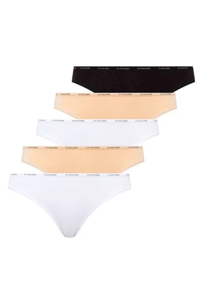 U.S. Polo Assn. Kadın Ten Çok Renkli 3'lü Slip Takım - Ten - ARSNO67U00T1-ST ürün görseli 1