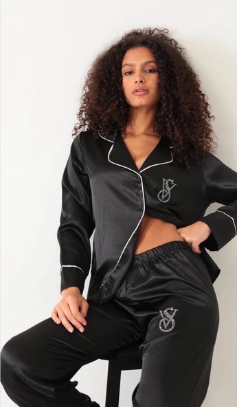 Victoria Secret’s Pijama Takımı Siyah ürün görseli 1