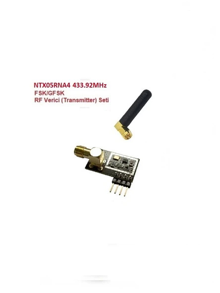 433.92MHz FSK/GFSK RF Verici Seti (NTX05RNA4-SET) ürün görseli 1