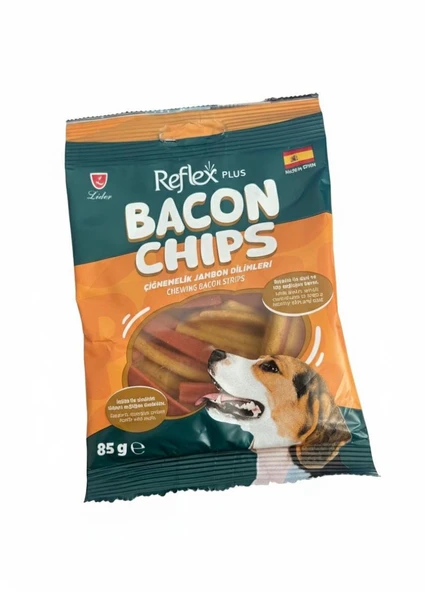 Reflex Plus Bacon Chips Jambonlu Dilim Köpek Ödül Maması 85gr ürün görseli 1