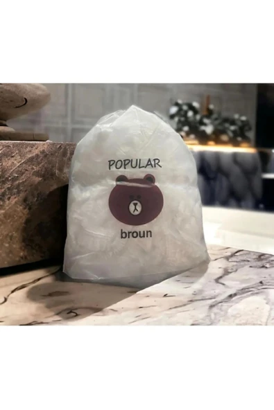 BirTıKHome 100 Adet Pratik Tazeliği Koruyan Tencere ve Tabak Bonesi Çok Amaçlı Kapak Gıda Bonesi ürün görseli 1