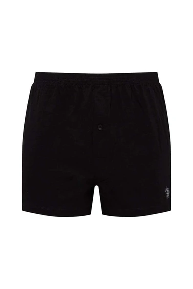 U.S. Polo Assn. Erkek Siyah Uzun Paça Şort Boxer - Siyah - ARSNO80M05D4U ürün görseli 1
