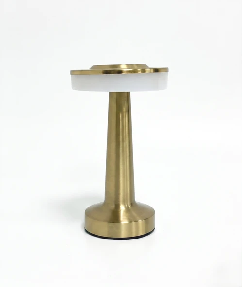 CATA CT 8435 Oslo Gold Kasa Şarjlı Masa Lambası 3 Renk ürün görseli 1