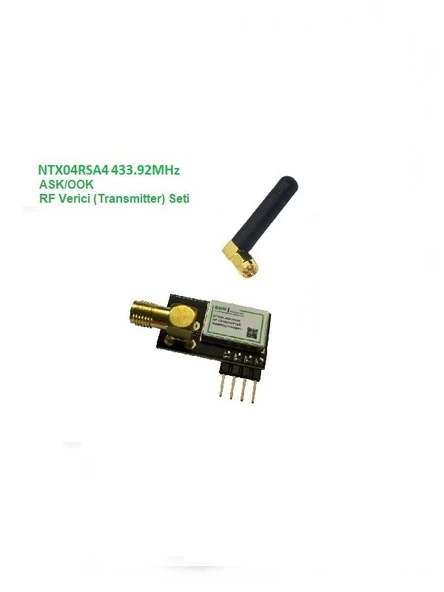 433.92MHz ASK/OOK RF Verici Seti (NTX04RSA4-SET) ürün görseli 1