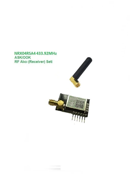 433.92MHz ASK/OOK RF Alıcı Seti (NRX04RSA4-SET) ürün görseli 1