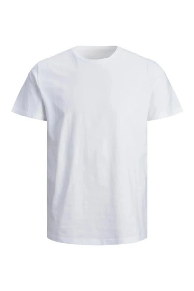 Zeta Group Çocuk %100 Pamuk Kısa Kollu Düz Tek Renk T-shirt Üst Giyim Beyaz - Beyaz - ILC2.COICUYK-OBEY ürün görseli 1