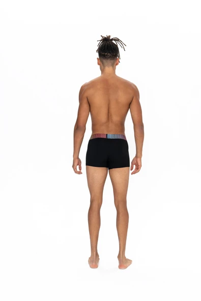U.S. Polo Assn. Erkek Siyah - Gri Melanj - Lacivert 3 Lü Kutulu Boxer - Çoklu Renk - ARSNO80F57P1Z ürün görseli 1