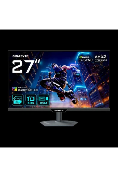 Gigabyte M27UP 27" 1 ms 4K 160 Hz - Full HD 320 Hz Pivot IPS Oyuncu Monitörü Teşhir ürün görseli 1