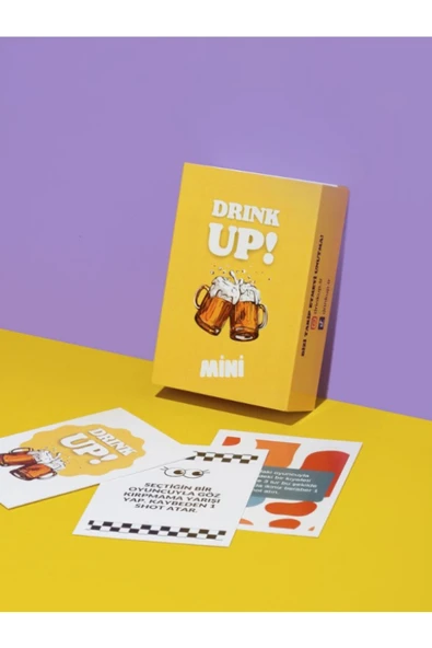 Bonnie Clyde Drink Up – Eğlenceli Kart Oyunu Mini Görev - Çoklu Renk - BCP1.DRKINCKUUPKART-MINI ürün görseli 1