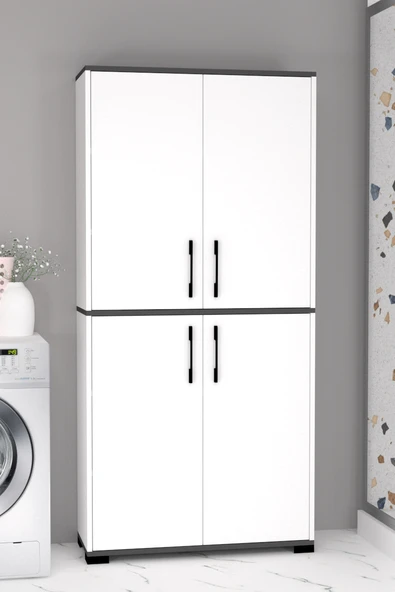 Yalın Dört Kapaklı Modern Banyo Dolabı ürün görseli 1