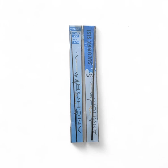 Anchor Yem Takma Şişi 25Cm 1mm 2 li Paket ürün görseli 1
