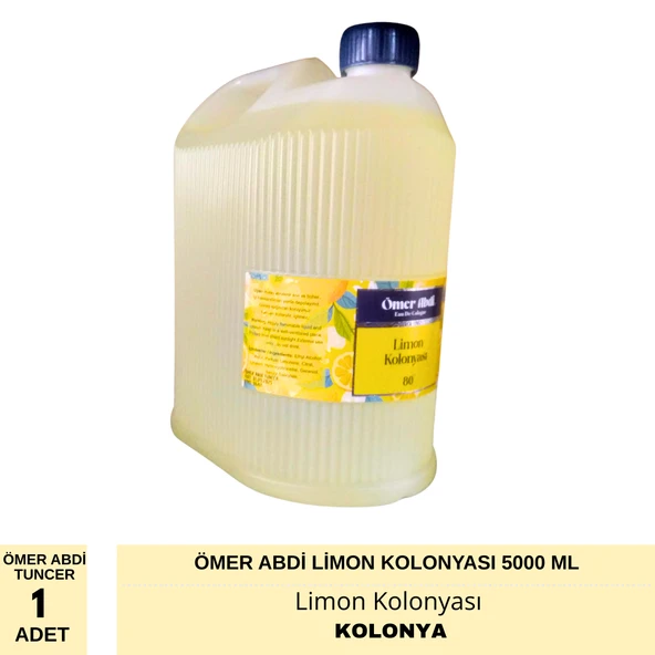 Ömer Abdi Limon Kolonyası 5000 Ml - Resim 2