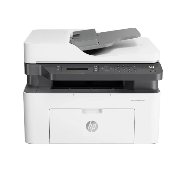 HP 4ZB84A MFP 137FNW Wifi Çok Fonksiyonlu Lazer Yazıcı ürün görseli 1