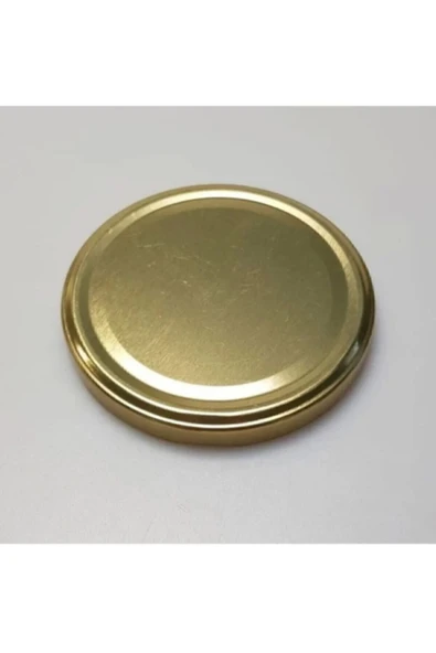 82 mm Metal Konserve Kapağı Gold 82 pp Altın Kavanoz Kapak 10 Adet ürün görseli 1