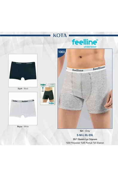 Arseno Erkek Likralı Renk ve Desen Baskı Çeşitli Gri Boxer 12'li Paket - Gri - ARSNOKOWTAX10Y03-GRI ürün görseli 1