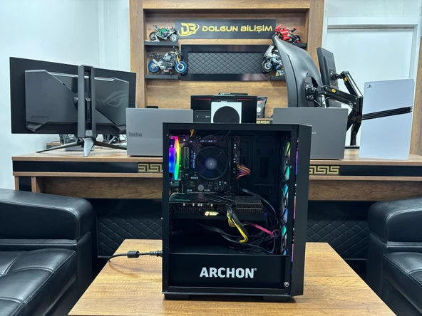 Archon Kasa Ryzen 5 2600X 16GB 120GB SSD 500GB HDD RX5600 6GB Oyuncu Kasası (İKİNCİ EL) ürün görseli 1