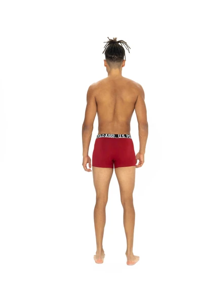 U.S. Polo Assn. Erkek 3' Lü Kutulu Bordo-Siyah-Antrasit Boxer - Çoklu Renk - ARSNO80Q53L3G ürün görseli 1