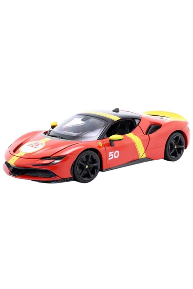 1:18 Ferrari SF90 Stradale Assetto Fiorano Model Araba – Açılabilir Kapılı Metal Koleksiyon Aracı ürün görseli 1