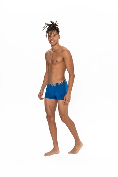 U.S. Polo Assn. Erkek 3' Lü Farklı Renkli Boxer Kutulu - Çoklu Renk - ARSNO80B57H2N ürün görseli 1