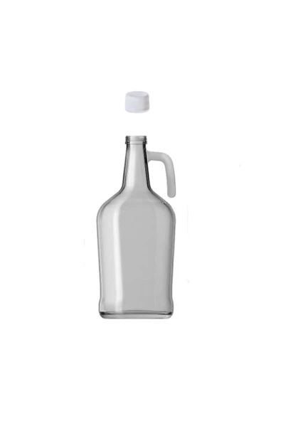 3 Litre Kulplu Galon Cam Şişe Yağlık Plastik Kapaklı Şeffaf Yağdanlık Fma04357 ürün görseli 1