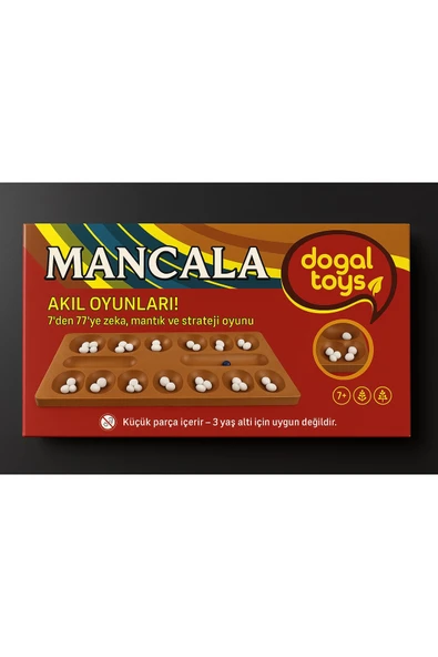 TİFOYS Ahşap Mancala Zeka ve Strateji Oyunu ürün görseli 1