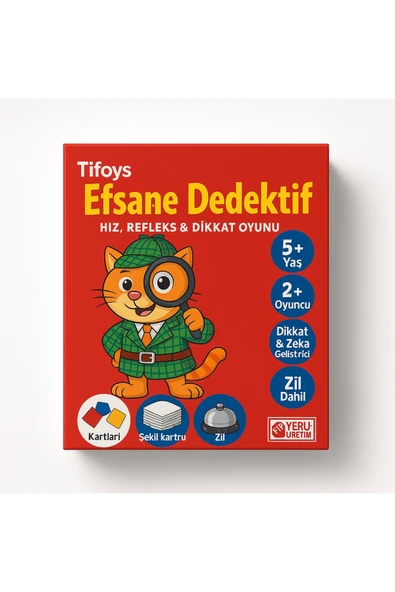 TİFOYS Efsane Dedektif – Hız, Refleks & Dikkat Oyunu ürün görseli 1