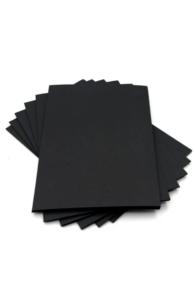 TİFOYS 100 Adet 50x70 Siyah Fon Kartonu 120 gram 100'lü Siyah Fon Kartonu ürün görseli 1