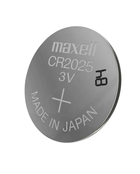 Maxell Cr2025 3v Lityum Bios Baskül Terazi Pili 5’li Kartela 5 Adet ürün görseli 1
