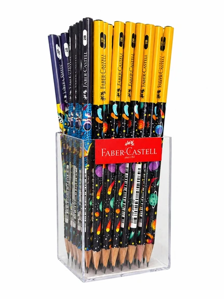 FABER CASTELL UZAY MACERASI KURŞUN KALEM 2B ürün görseli 1