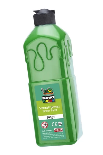 Nova Color Parmak Boyası 500 Gr 1 Adet Çocuklar İçin Yıkanabilir Parmak Boyama ürün görseli 1