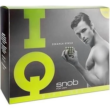 Snob IQ EDT Erkek Parfüm Seti ürün görseli 1
