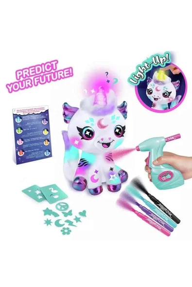 Airbrush Plush Cosmic Unicorn: Sonsuz Tasarım Olanakları Seni Bekliyor! ürün görseli 1