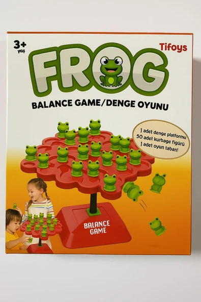 TİFOYS Frog Denge Oyunu – Kurbağalı Eğitici Beceri ve Denge Oyunu ürün görseli 1