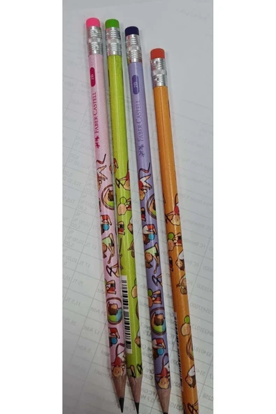 Faber Castell Jimnastik Silgili Kurşun Kalem 2b ürün görseli 1
